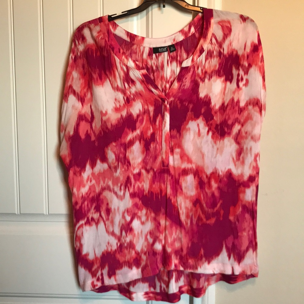 a.n.a short sleeve blouse.